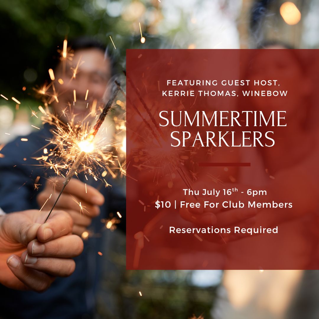 Thursday Tasting – July 16th, 6pm