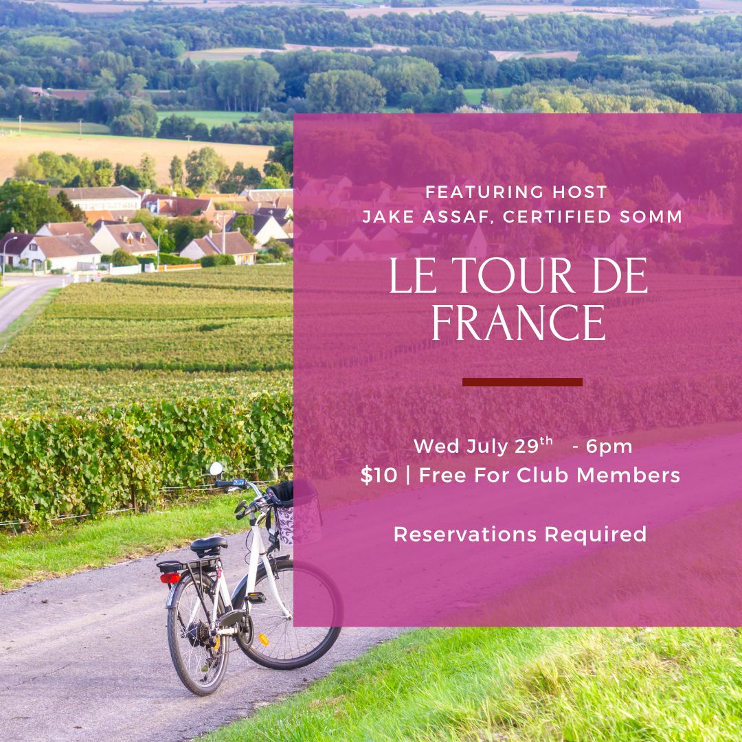 Wednesday Tasting, July 29th, 6 PM