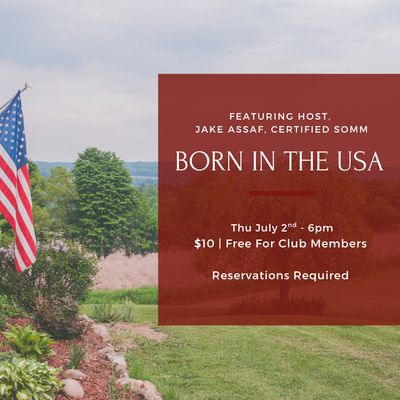 Thursday Tasting – July 2nd, 6pm
