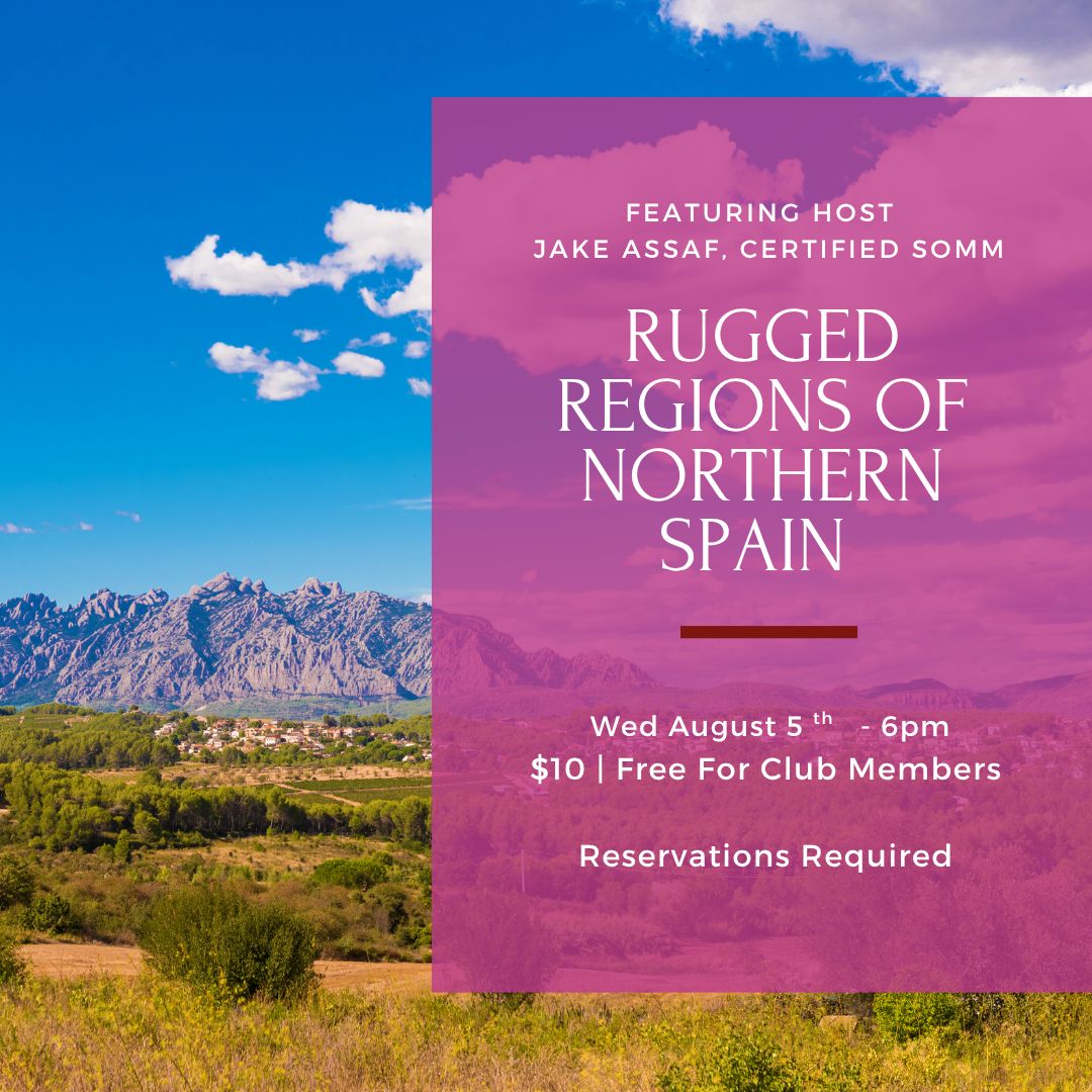 Wednesday Tasting - August 5th, 6pm