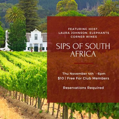 Thursday Tasting - November 5th, 6pm