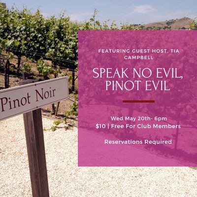 Wednesday Tasting - May 20th, 6pm