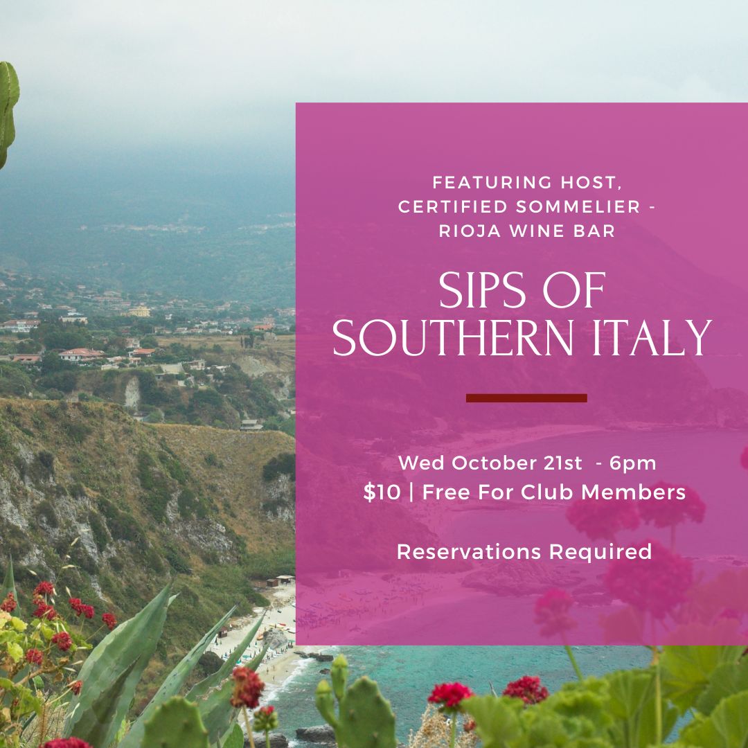 Wednesday Tasting - October 21st, 6pm