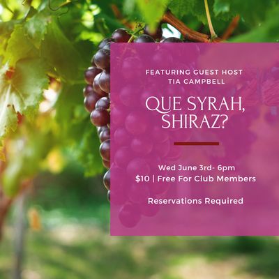 Wednesday Tasting - June 3rd, 2024