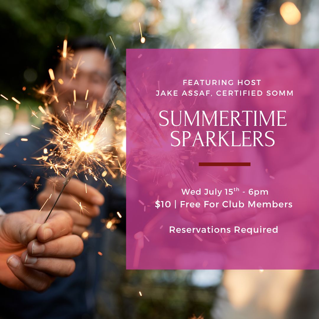 Wednesday Tasting - July 15th, 6pm