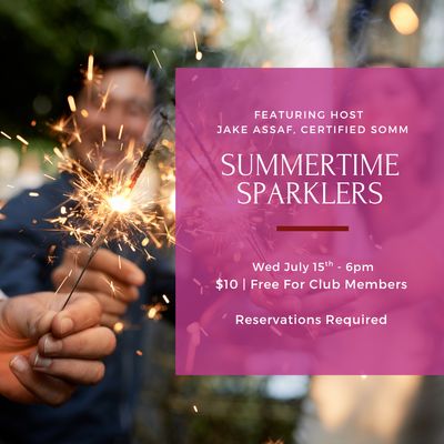 Wednesday Tasting - July 15th, 6pm