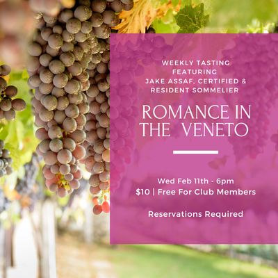 Wednesday Tasting - February 11th, 6pm