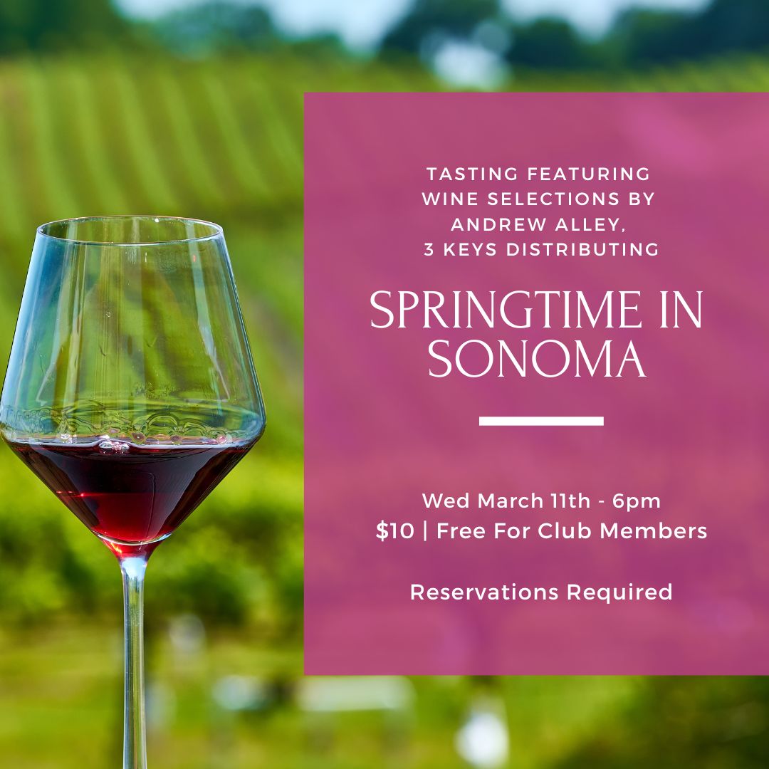 Wednesday Tasting - March 11th, 6pm