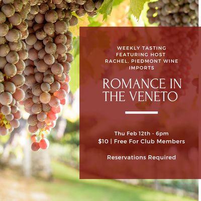 Thursday Tasting - February 12th, 6pm