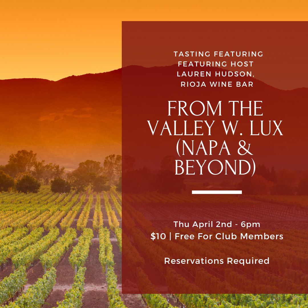 Thursday Tasting - April 2nd, 6pm