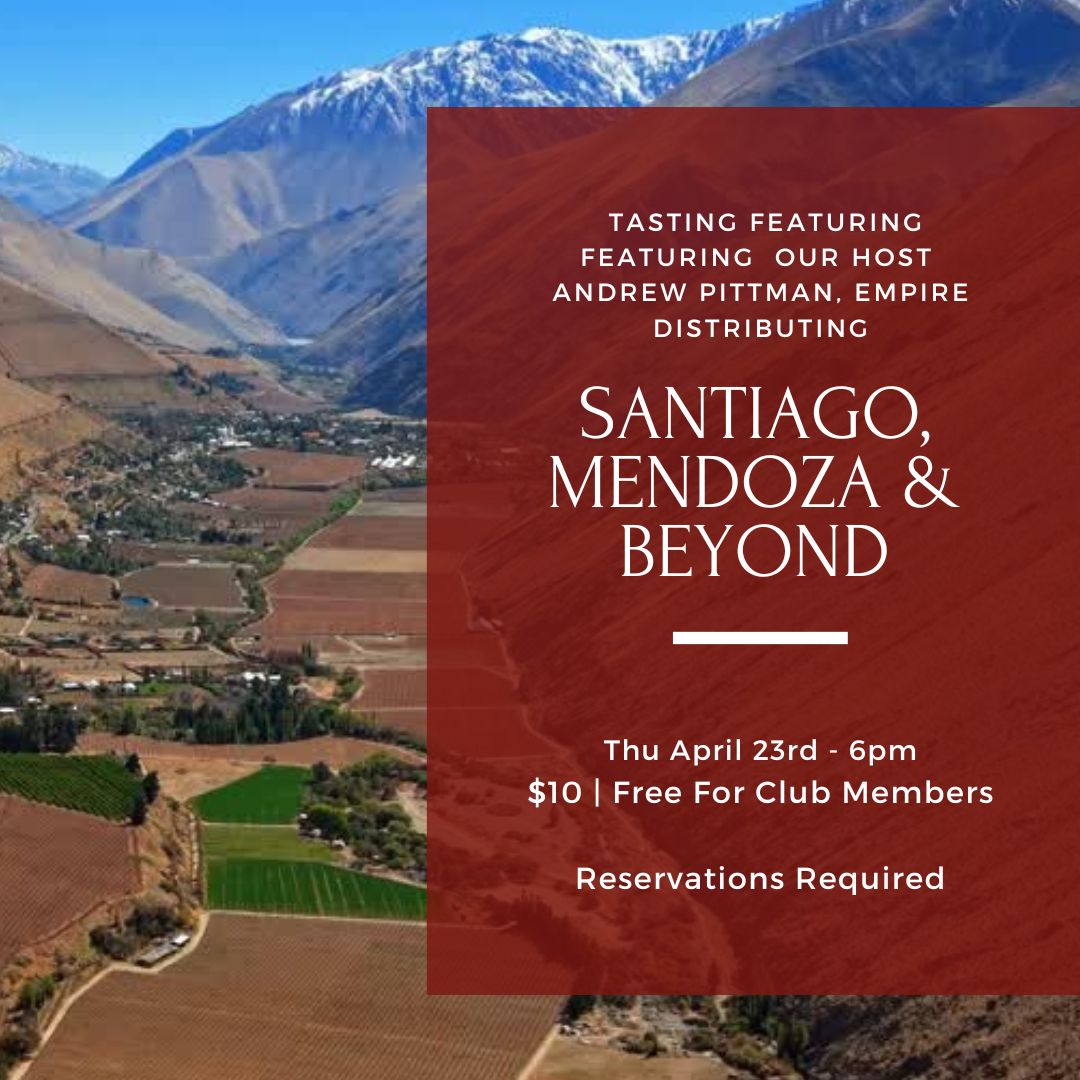 Thursday Tasting - April 23rd, 6pm