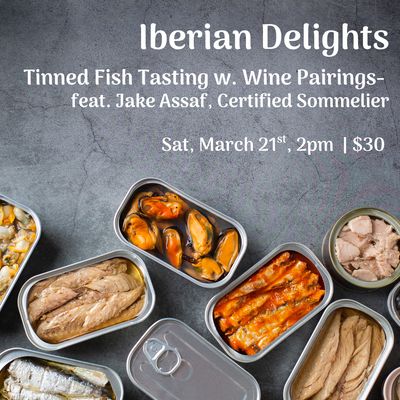 Iberian Delights - Sat. March 21, 2pm