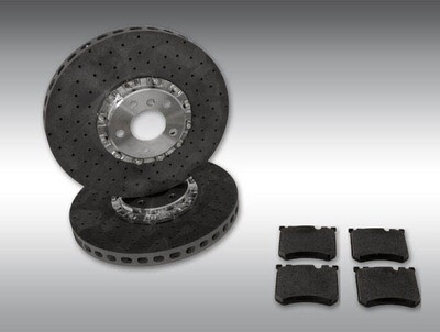 NOVITEC HIGH-PERFORMANCE CARBON CERAMIC BRAKE SYSTEM FRONT KIT - TESLA MODEL X