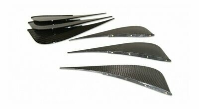 NOVITEC CARBON REAR DIFFUSER FINS - FERRARI 458 ITALIA / SPIDER
