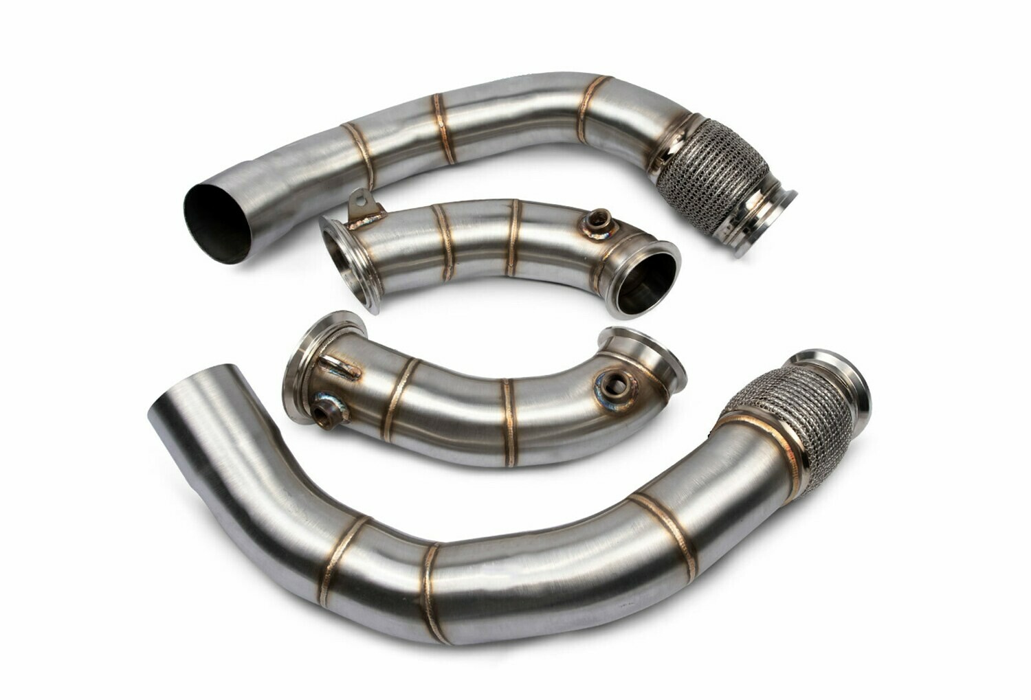 VRSF Stainless Steel Race Downpipes for 2018 – 2021 BMW M5 F90 S63
