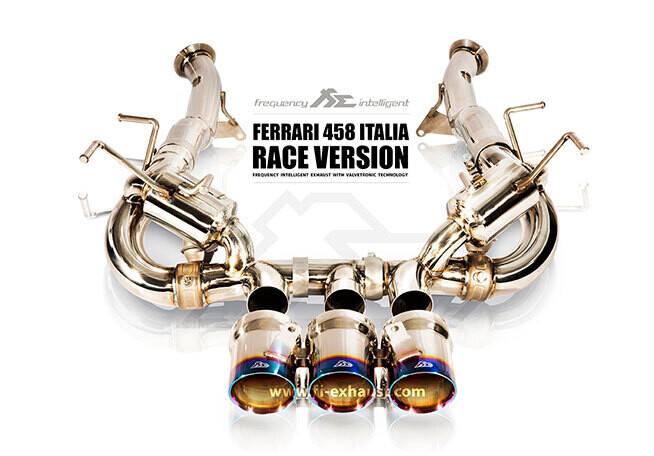 FI Valvetronic Exhaust Ferrari 458 Italia / Sypder | Race Version (2010+)