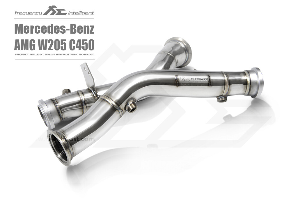 Fi Ultra High Flow Downpipe Mercedes-BENZ W205 AMG C400/C450/C43