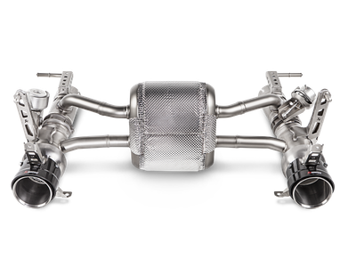 Akrapovic 16-17 Ferrari 488 GTB/488 Spyder Slip-On Line (Titanium) w/ Carbon Tips