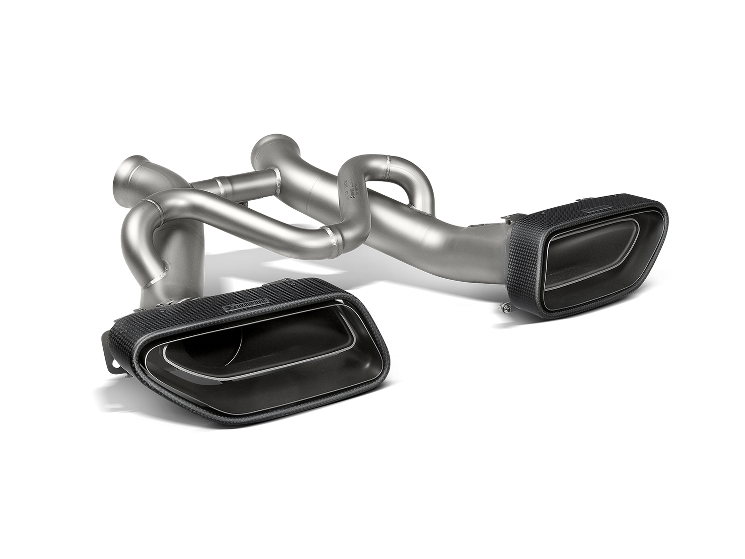 Akrapovic 14-17 McLaren 650S/650S Spyder Slip-On Line (Titanium) w/ Carbon Tips