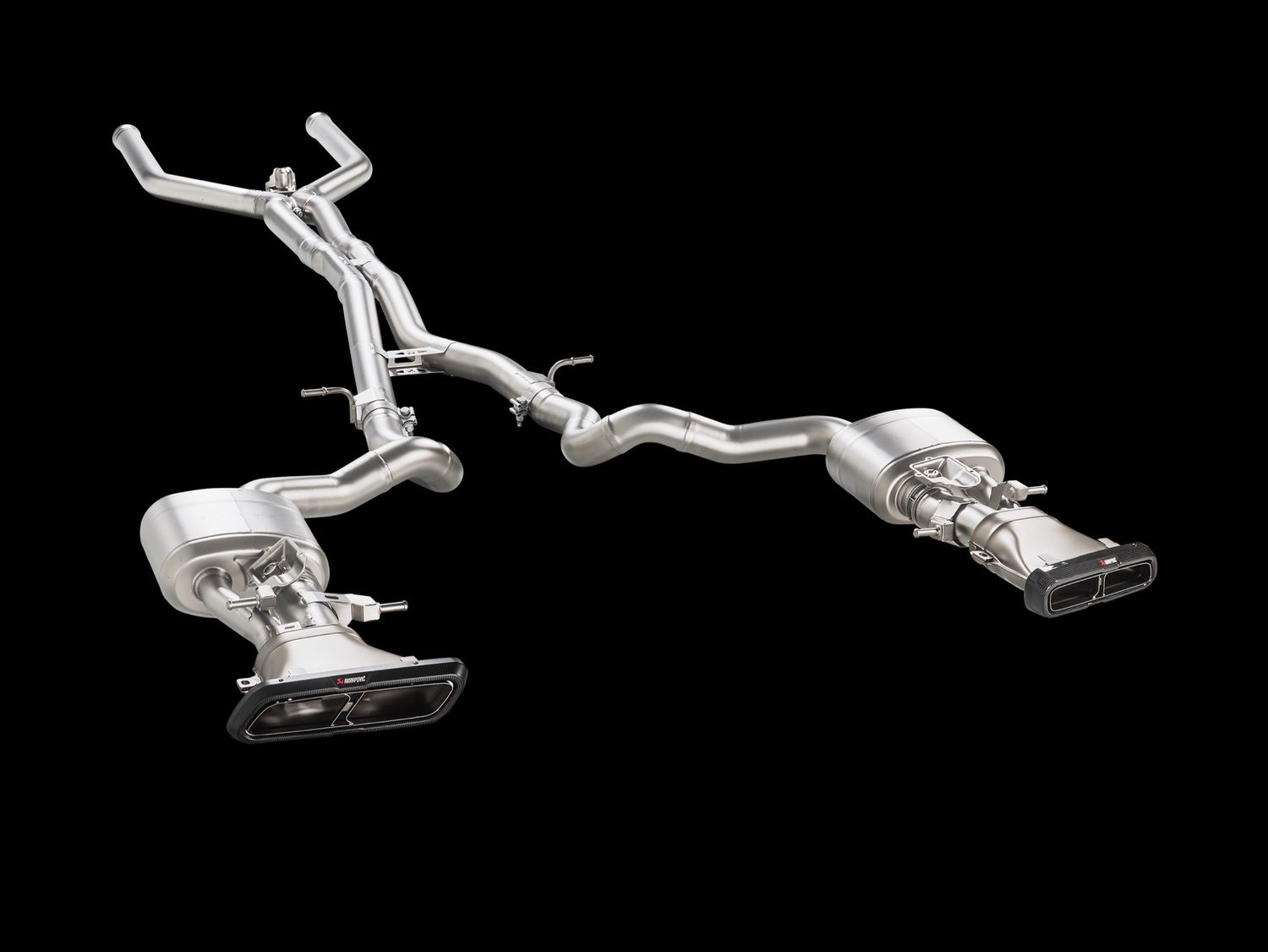 Akrapovic 2018 Mercedes Benz E63 (W213) Evolution Line Cat Back (Titanium) w/o Tips