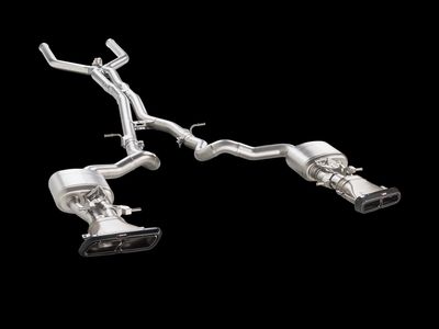 Akrapovic 2018 Mercedes Benz E63 (W213) Evolution Line Cat Back (Titanium) w/o Tips