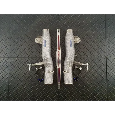 Ferrari F8 Tributo Straight Race Exhaust