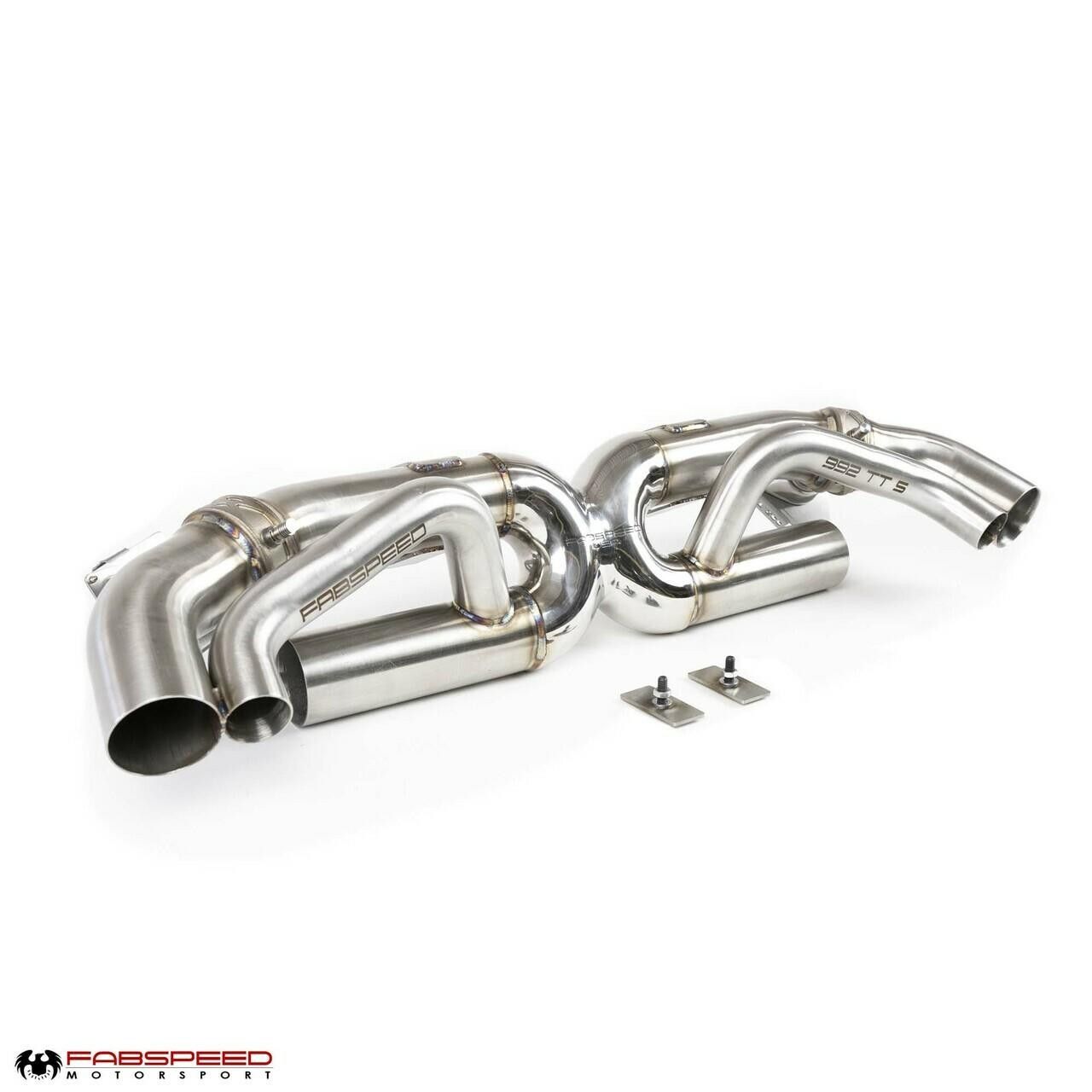 Fabspeed Porsche 992 Twin Turbo / Twin Turbo S Cat-Back Valved Maxflo Exhaust System (2021+)