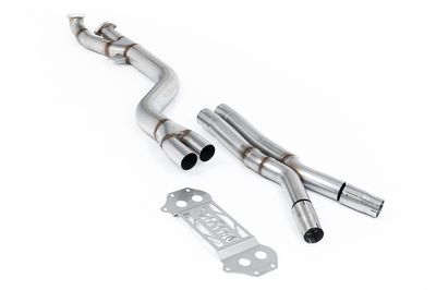 Milltek Single Pipe 102mm (4" inch) - X Pipe to OE Axle Back Only