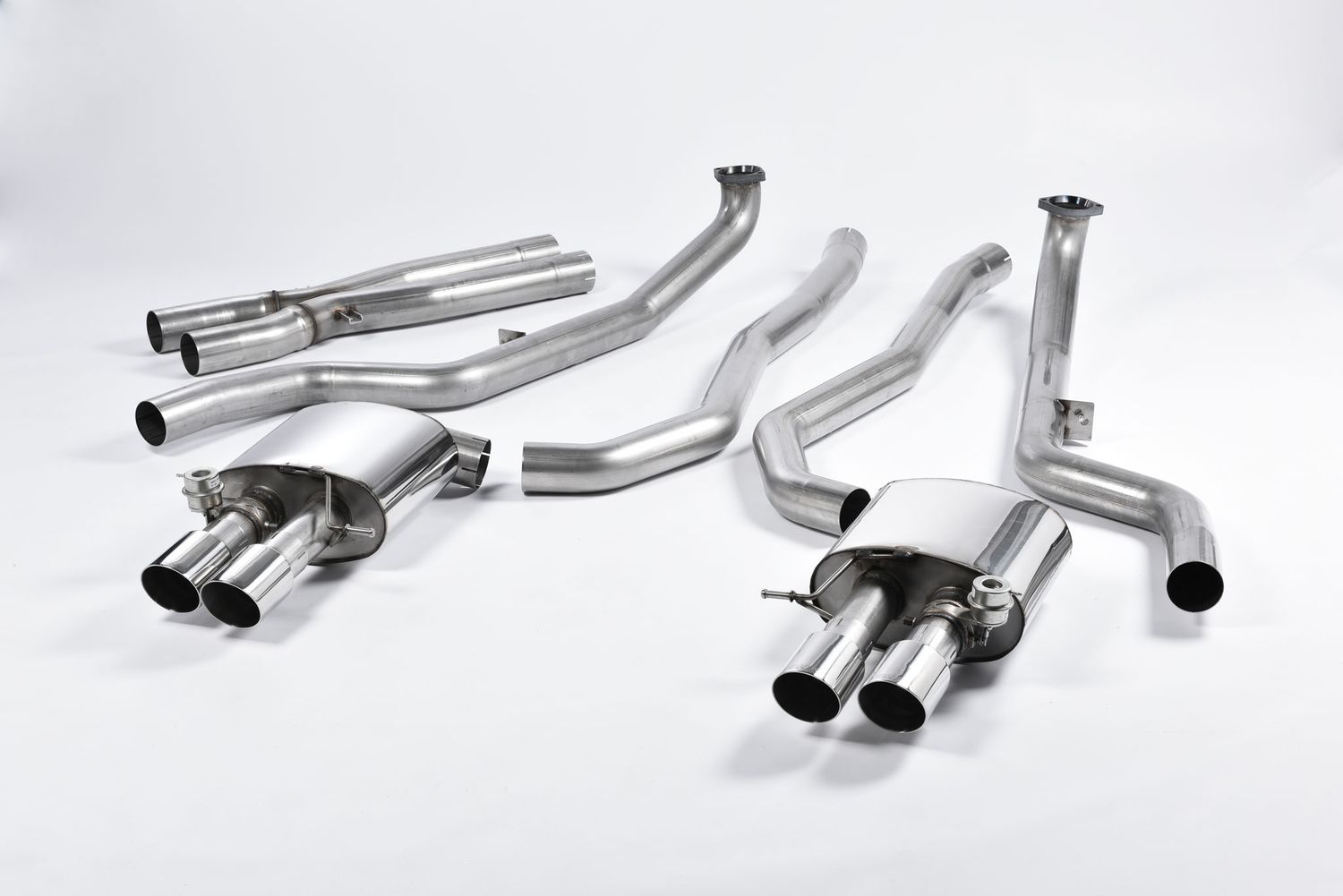 Milltek Resonated Cat-Back Exhaust | BMW F10 M5 - Polished Tips