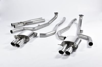 Milltek Resonated Cat-Back Exhaust | BMW F10 M5 - Polished Tips