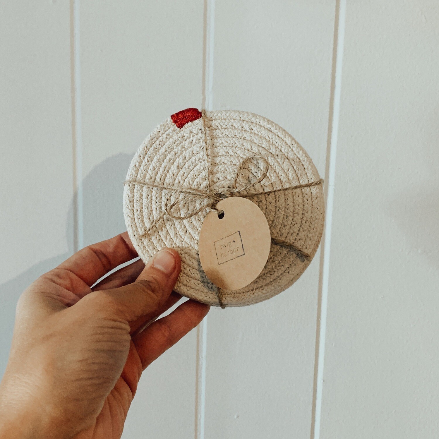 Twig + Harbor Woven Coaster - (4)