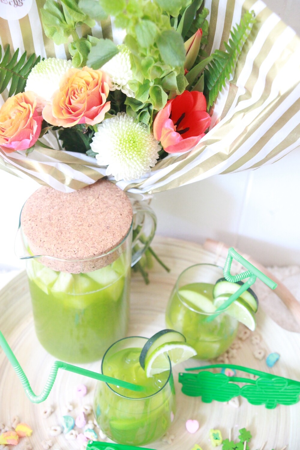 St. Patrick's Day Blooms & (just add) Booze