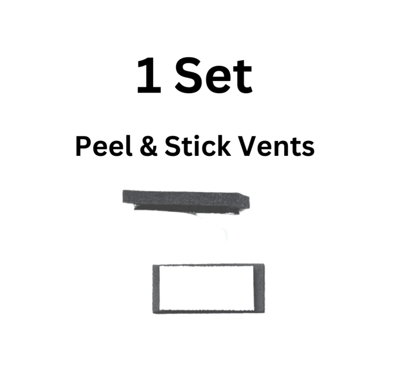 1 Set Peel & Stick Vents