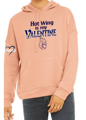 Hot Wing Is My Valentine Hoodie