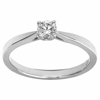 Solitaire diamant synthétique 0,30ct