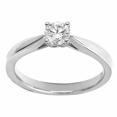 Solitaire diamant synthétique 0,50ct