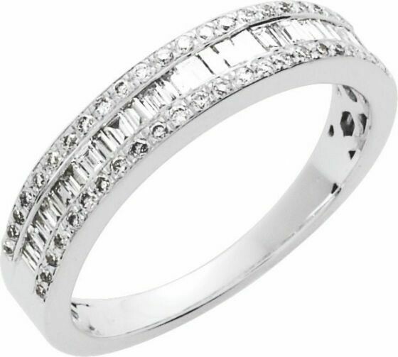 Bague diamants 0.50Ct GH SI