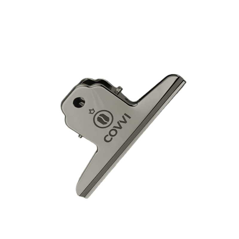 BEUTELCLIP Metall, spiegelblank, Breite 10cm BEUTELCLIP Metall, spiegelblank, Breite 10cm