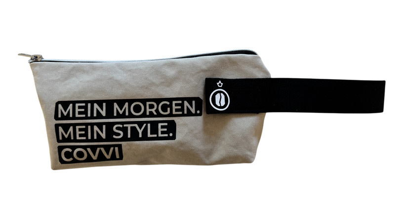 KULTURTASCHE Canvas, Sand/Black KULTURTASCHE Canvas, Sand/Black