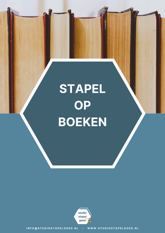 E-book Stapel op boeken