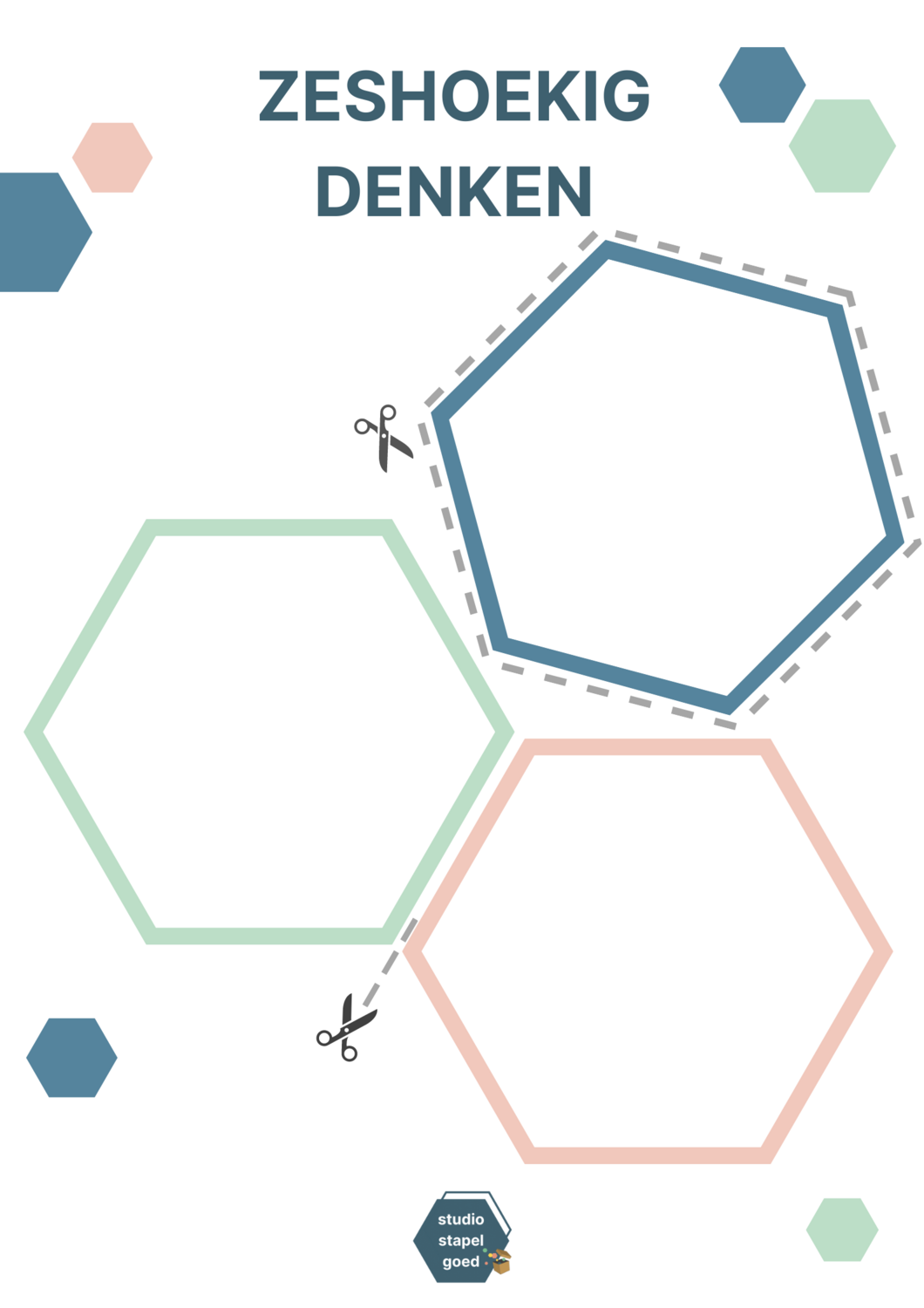 Printable Zeshoekig Denken