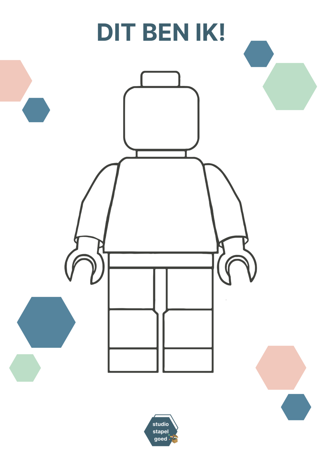 Printable 'Dit ben ik'