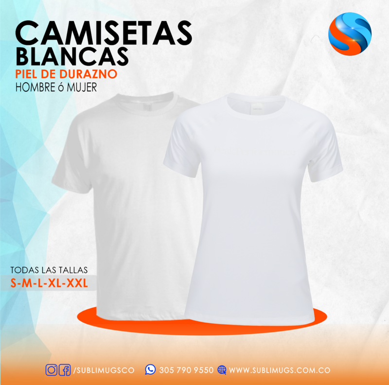 CAMISETAS PIEL DE DURAZNO