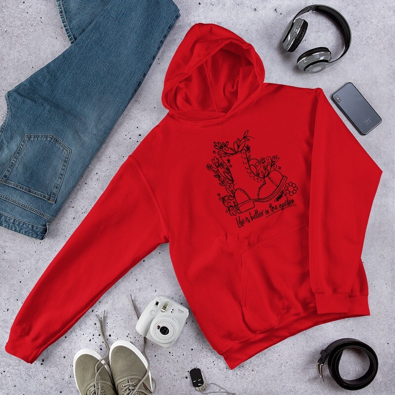 Life Is Better Boot Unisex Hoodie