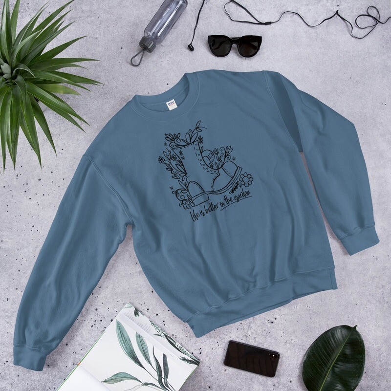 Life Is Better Boot Unisex Sweatshirt