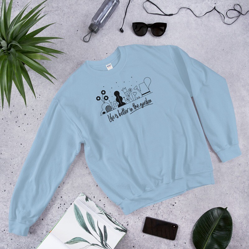 Life Is Better Silhouette Unisex Sweatshirt