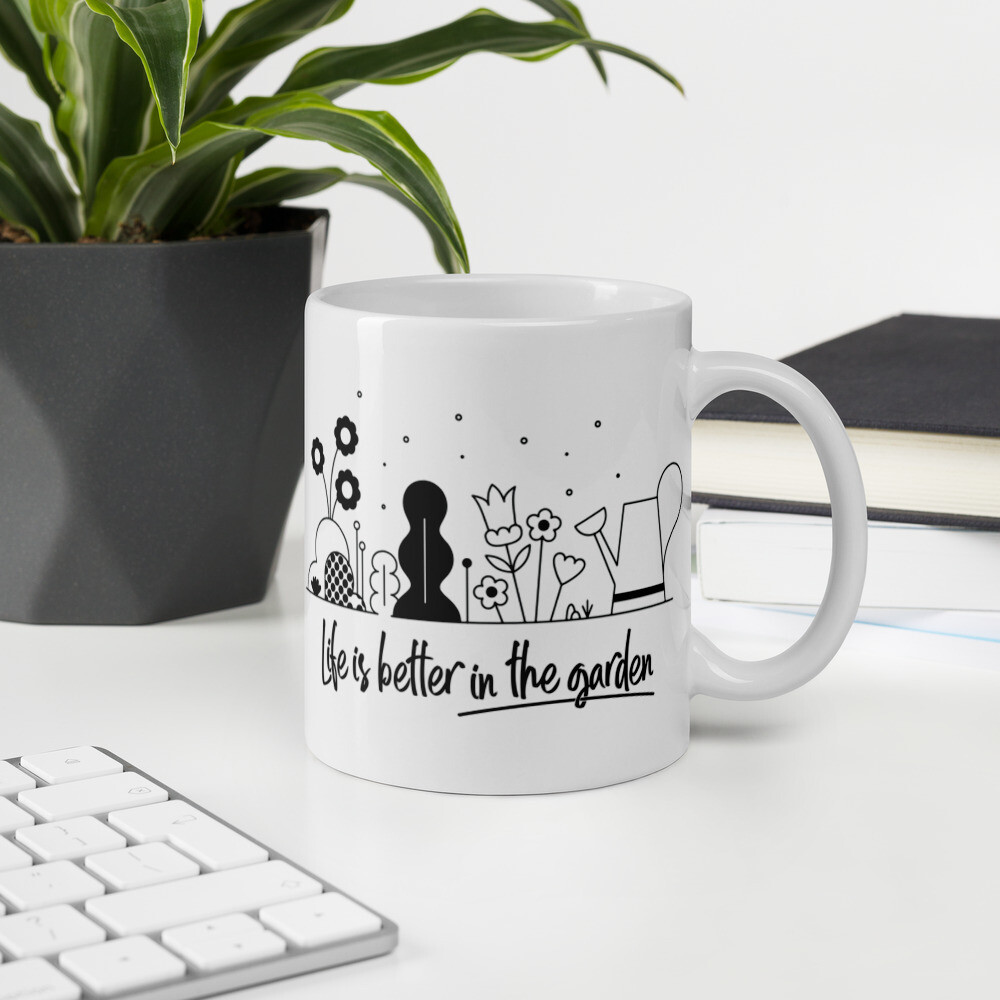 Life Is Better Silhouette Mug