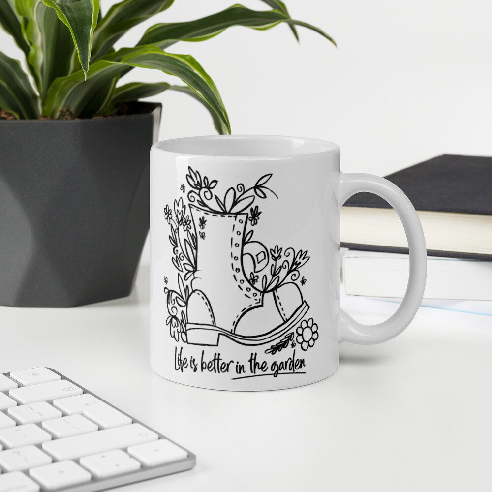 Life Is Better Boot Mug