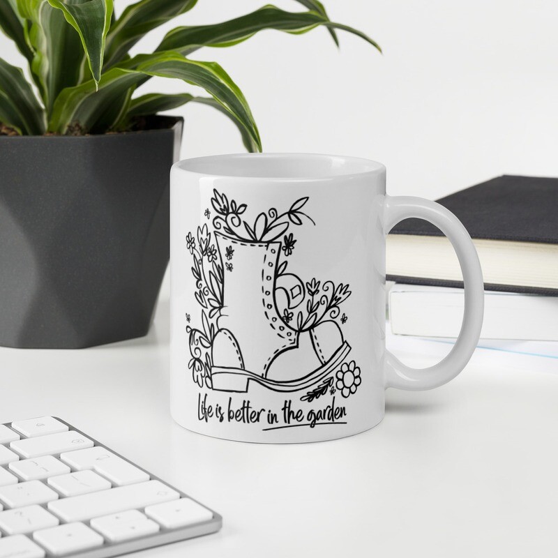 Life Is Better Boot Mug