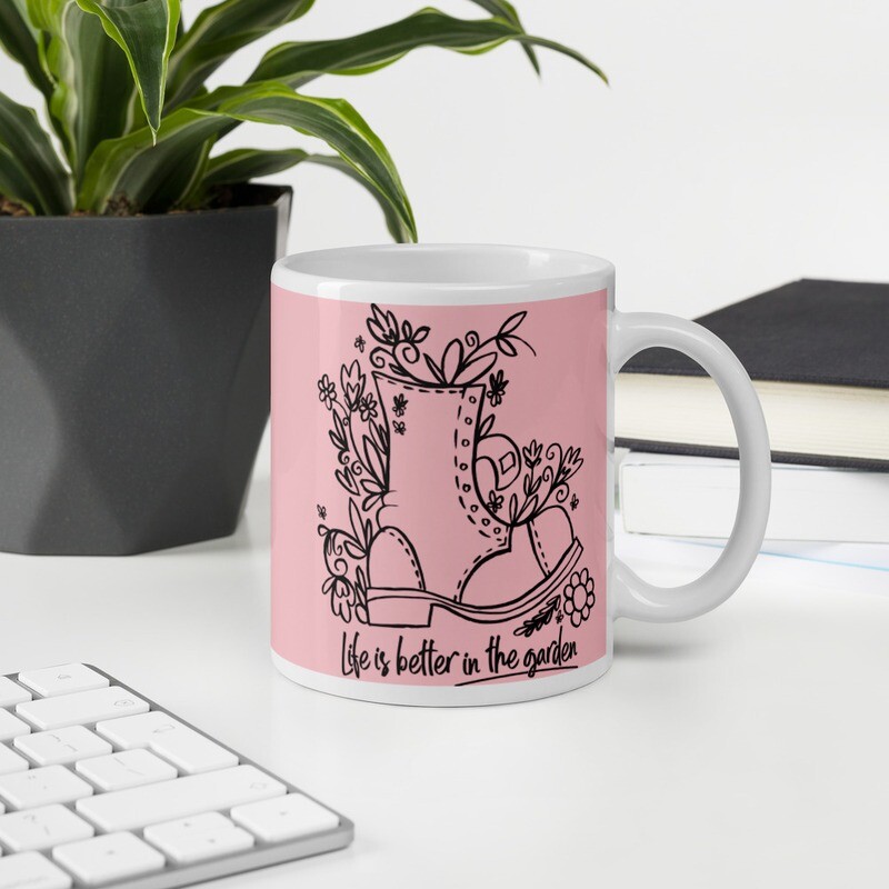 Life Is Better Boot Mug